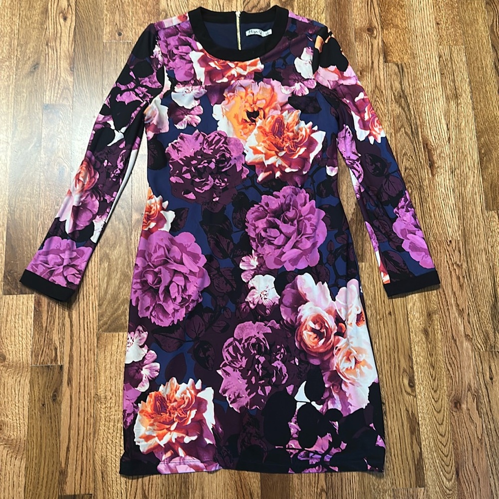 Eliza J Floral Print Sheath Dress Size 4